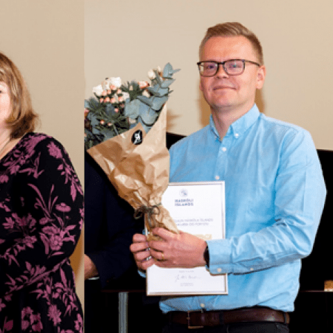Jóna Freysdóttir og Óttar Rolfsson